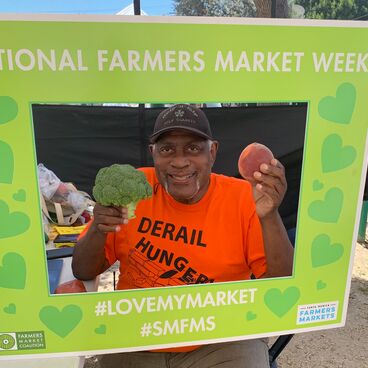 Farmers Market Smiling Man