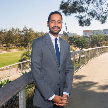 Deputy City Manager Anuj Gupta in Tongva Park