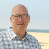Election 2020 Council Candidate Ted Winterer with beach and ocean in background