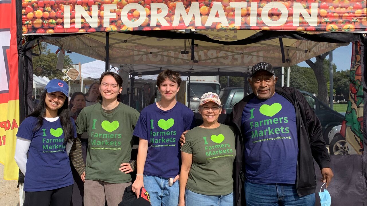 Crew at Pico Farmers Market