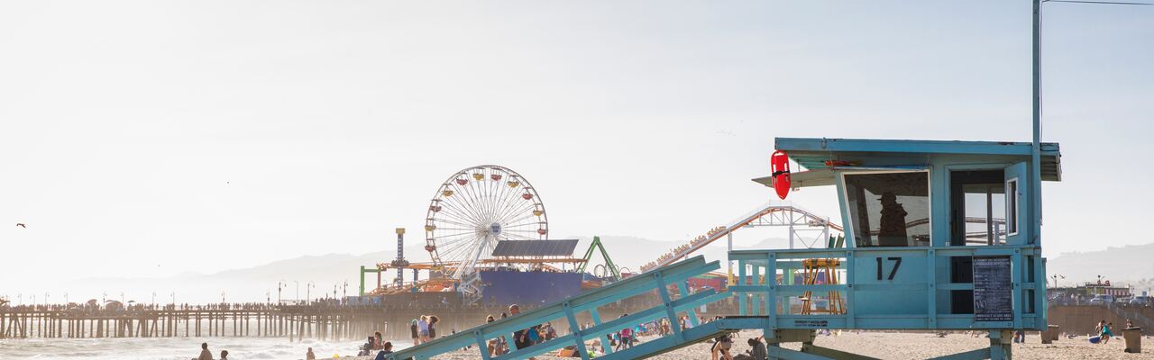 visit santa monica beach